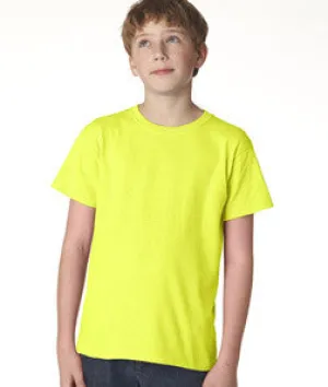 705B Anvil Youth Heavyweight Tee Neon Yellow