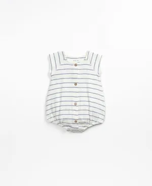 Baby Boy Jumpsuits and Rompers | Blue Stripe | Play Up