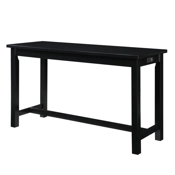 Black Counter Height Dining w/ built-in USB ports