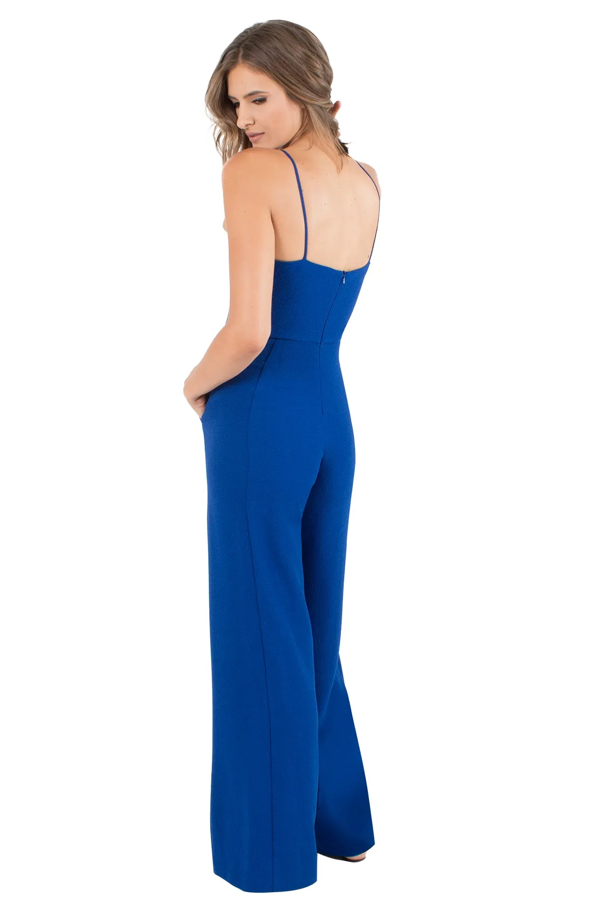 Black Halo - Joaquin Jumpsuit in Cobalt