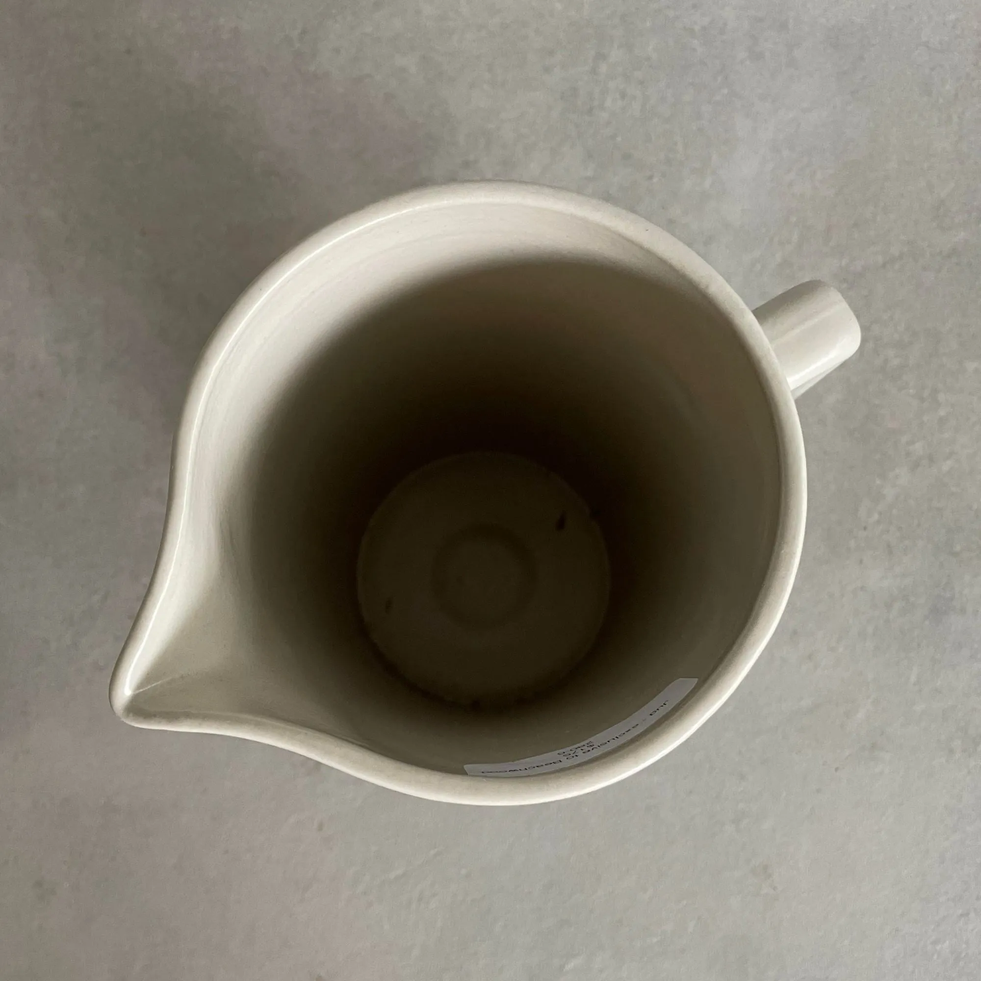 Ceramic Blue Graduation Jug