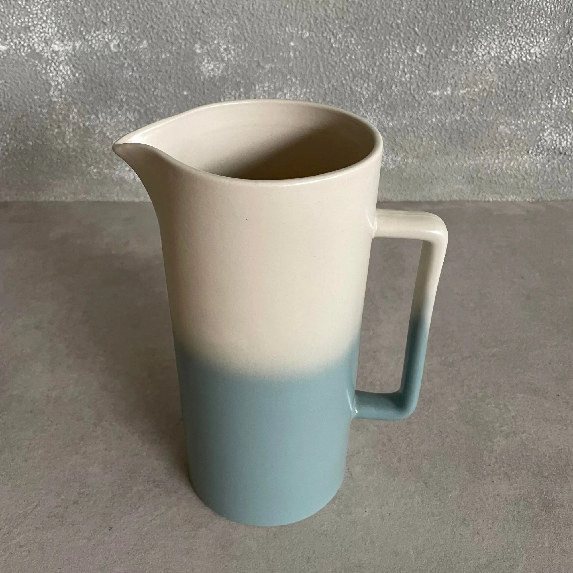 Ceramic Blue Graduation Jug