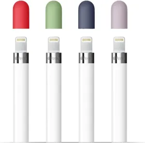 Compatible with Apple Pencil Cap - 4 Colors Combo, Midnight Blue, Lavender, Mint, Red
