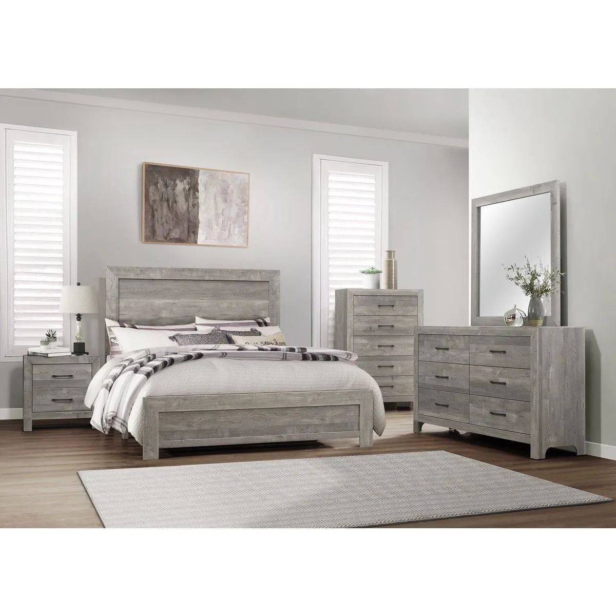 Corbin Night Stand Grey