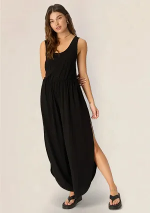 Do It Again Scoop Neck Jumpsuit - Black