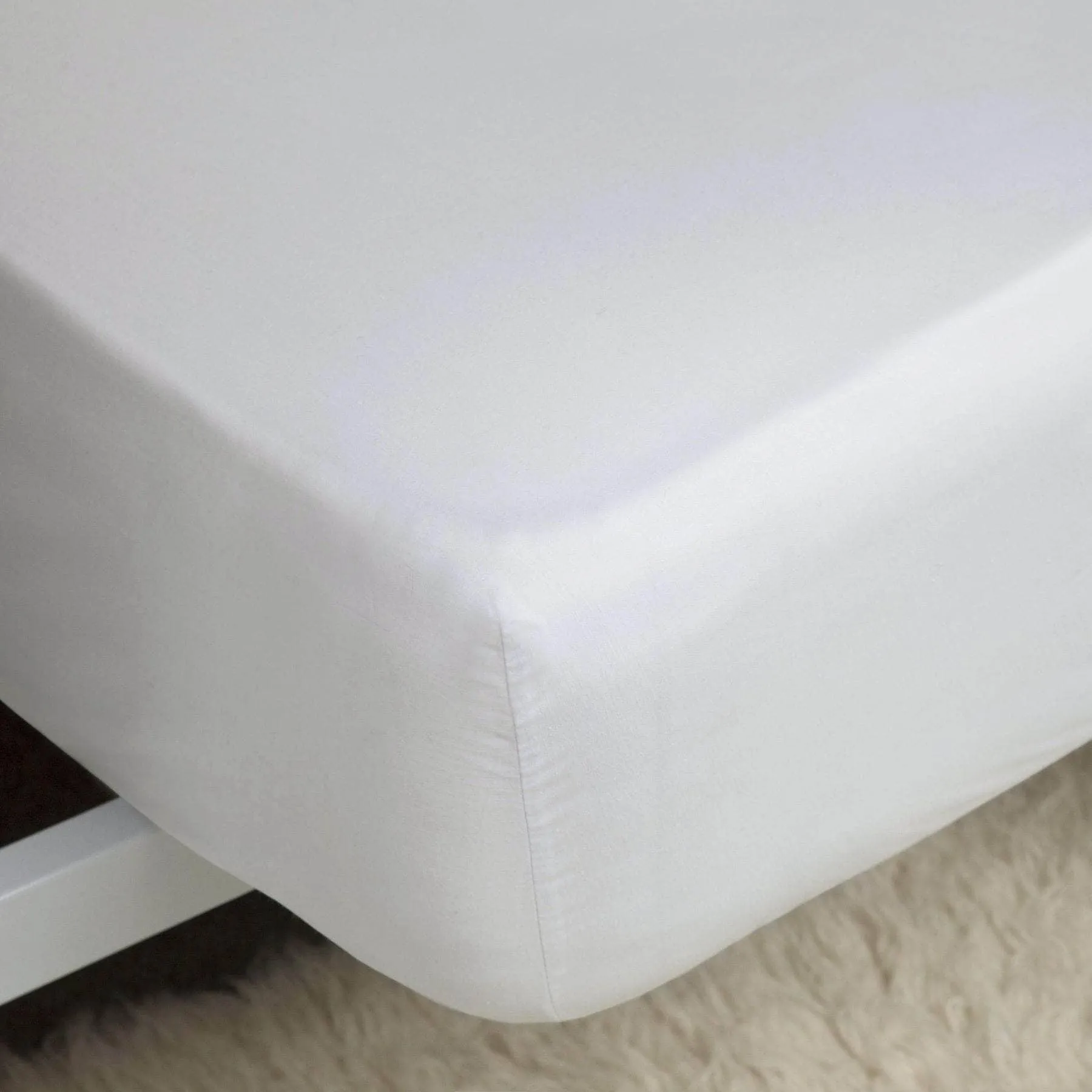 Egyptian Cotton 200 Count Fitted Sheet - White
