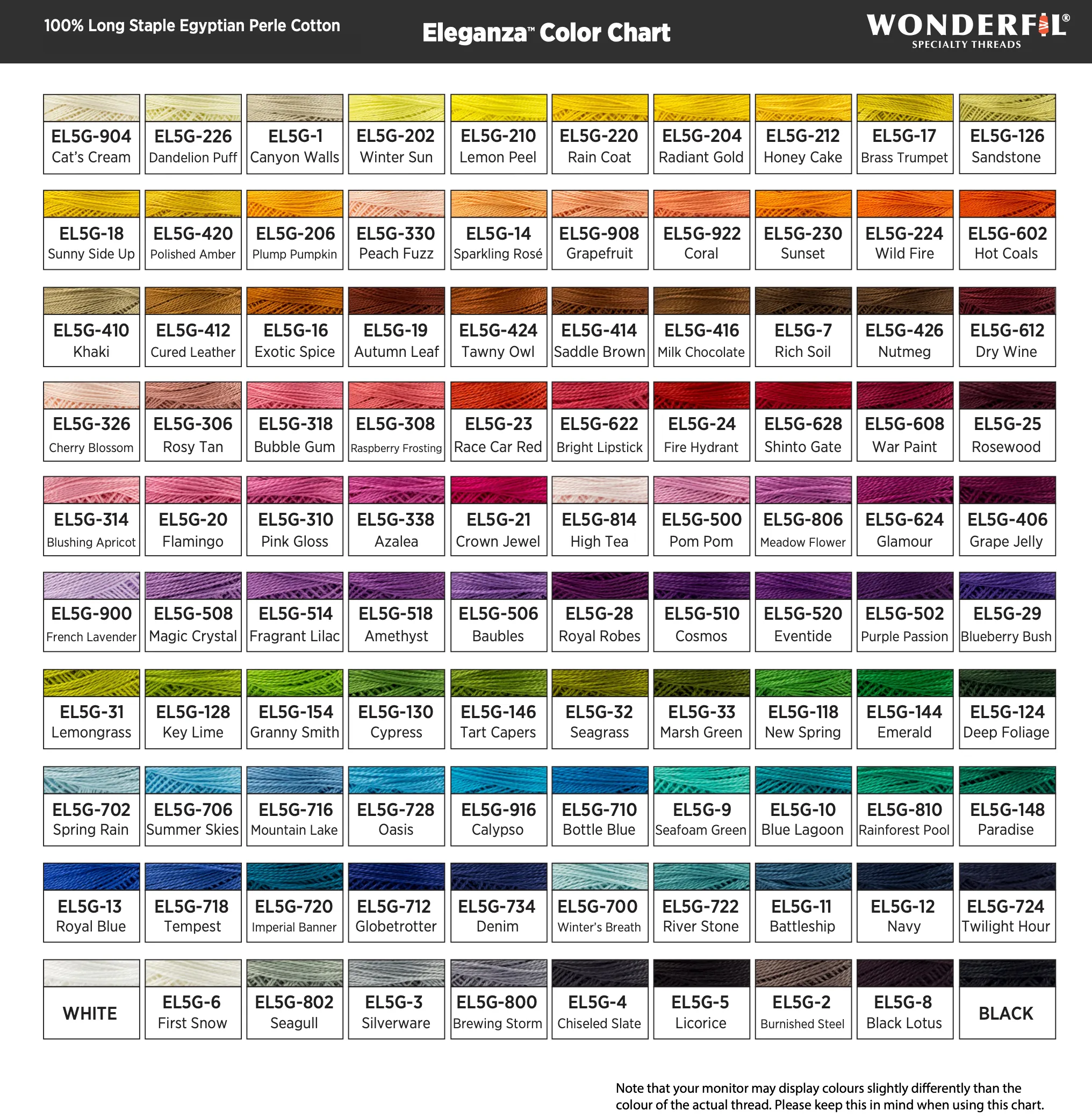 Eleganza #8 Perle Cotton by WonderFil | EL5G-608 War Paint | 5 grams