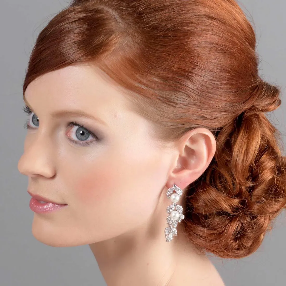 Extravagant in Pearls Clip On Earrings