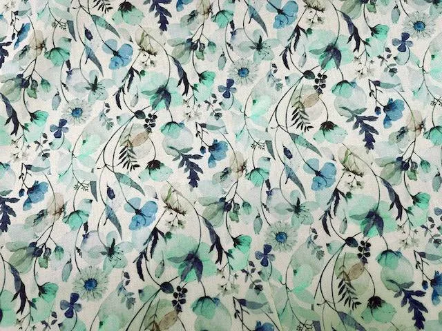 Floral Vines - Cotton Lawn