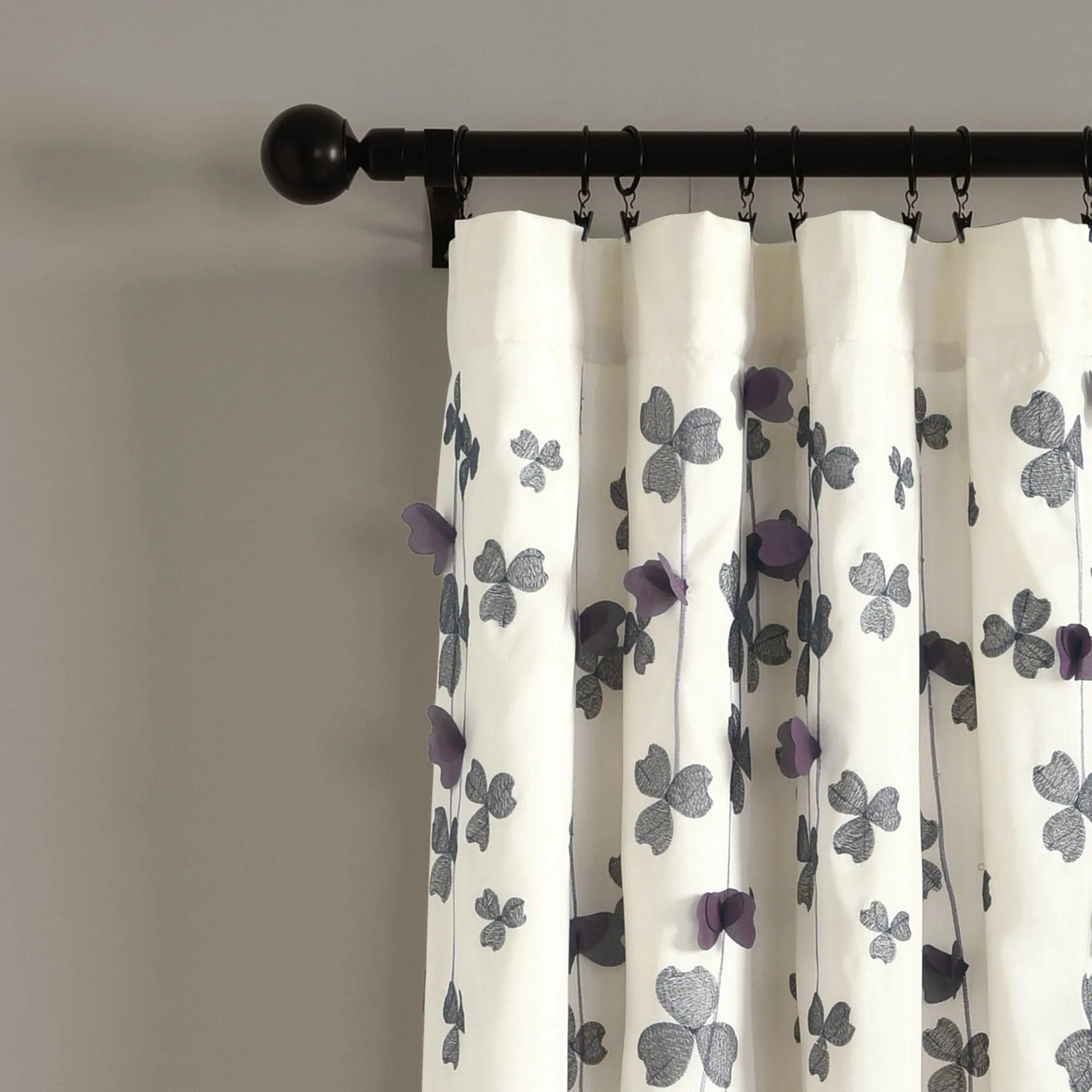 Flower Drops Window Curtain