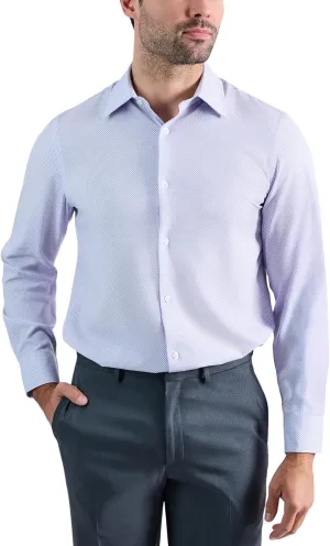Haggar Men's Smart Wash Slim Fit Dress Shirt