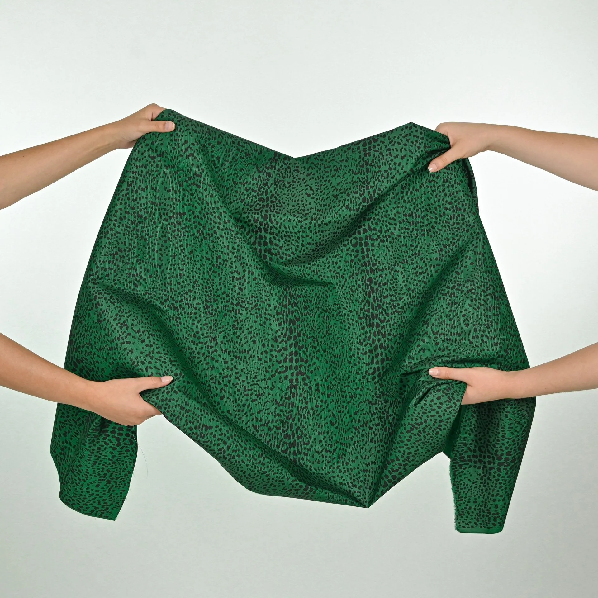Jade Green Grosgrain Fabric 97622