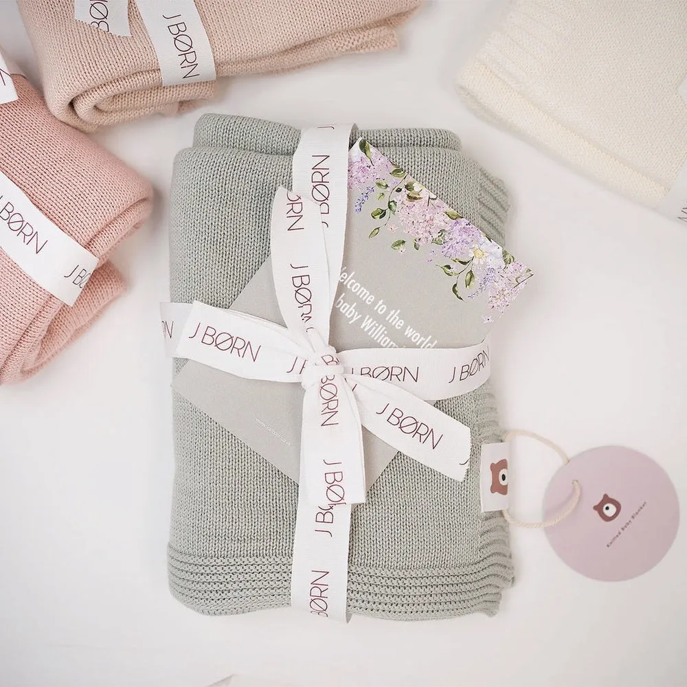 JBØRN Knitted Blanket | Personalisable