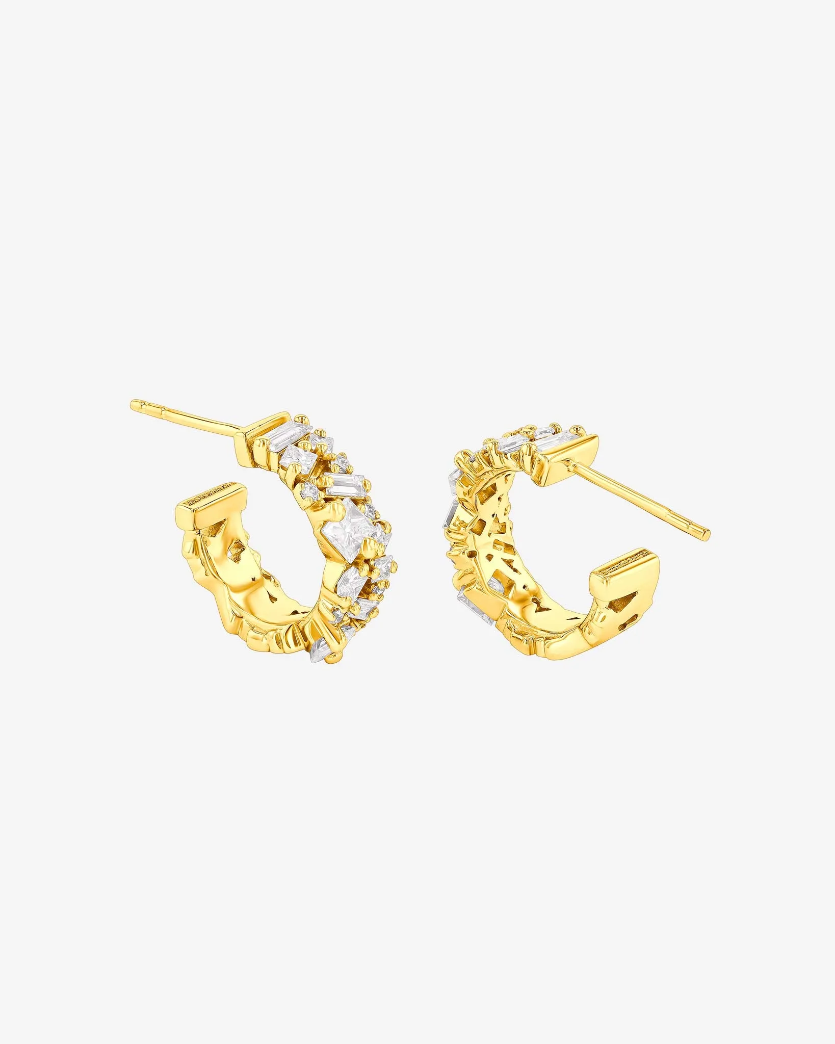 La Fantaisie Diamond Mini Hoops