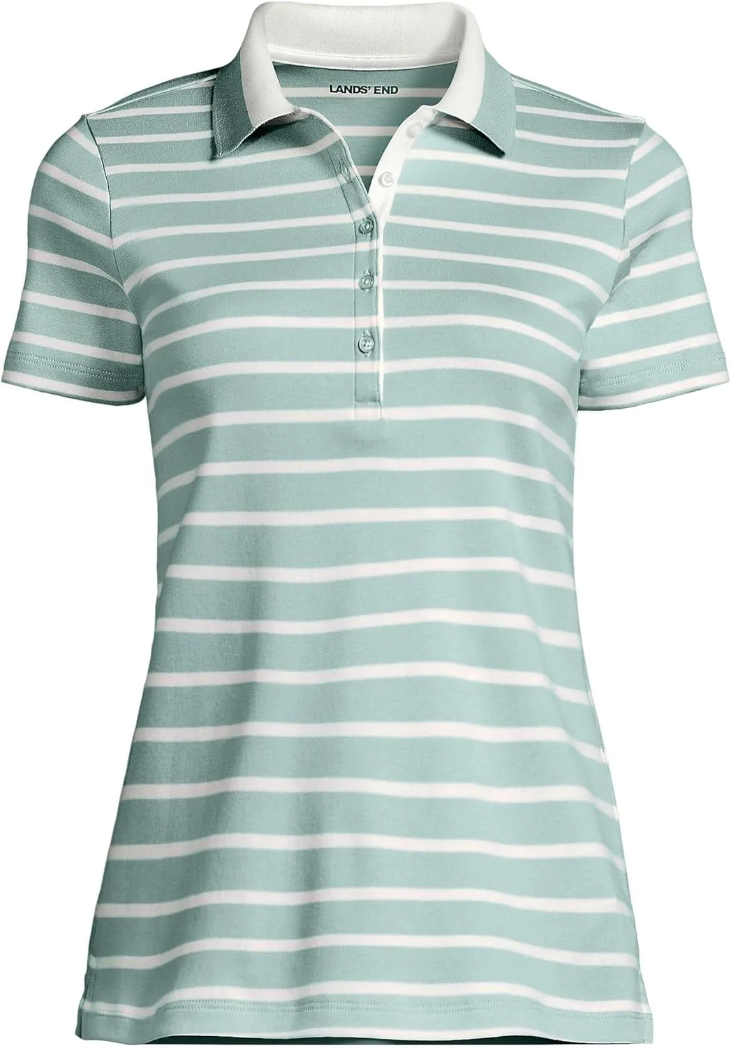 Lands' End Women's American-Grown Supima Cotton Polo Shirt