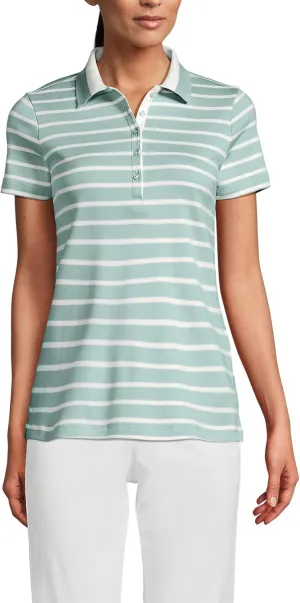 Lands' End Women's American-Grown Supima Cotton Polo Shirt