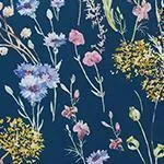 Laviano Percale Bedding [Multicolour/Dark blue]