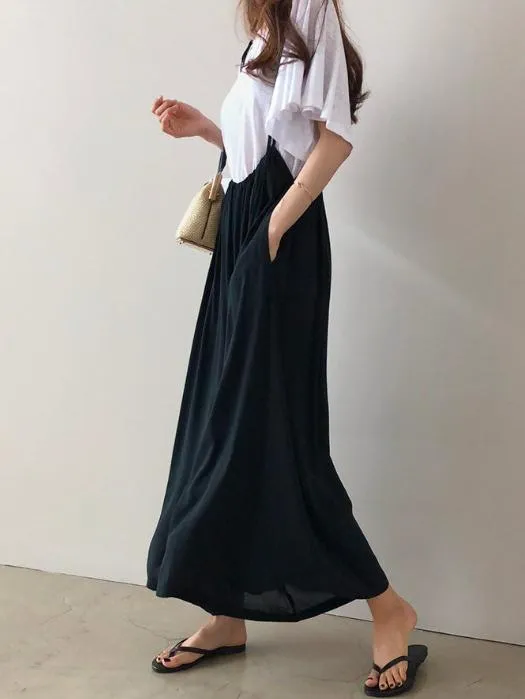 Loose Plus Size Chiffon Light Wide-leg Jumpsuits