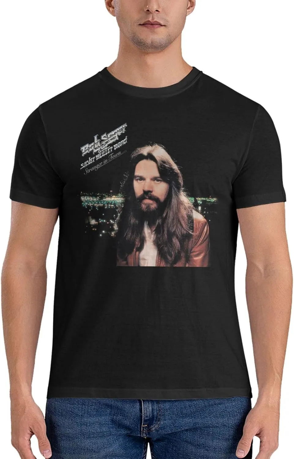 Man's T Shirt Short Sleeve Crewneck Tee Teenager Cool Summer Cotton Shirt
