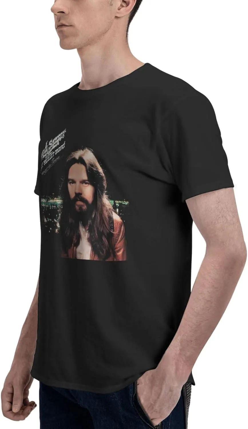 Man's T Shirt Short Sleeve Crewneck Tee Teenager Cool Summer Cotton Shirt