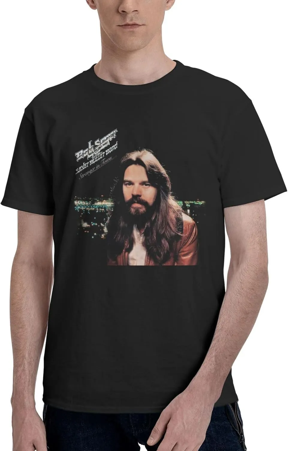 Man's T Shirt Short Sleeve Crewneck Tee Teenager Cool Summer Cotton Shirt