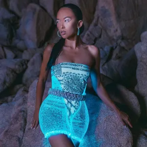 Mini Bandana Net Dress