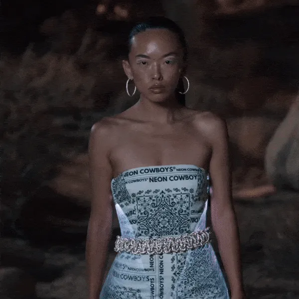 Mini Bandana Net Dress