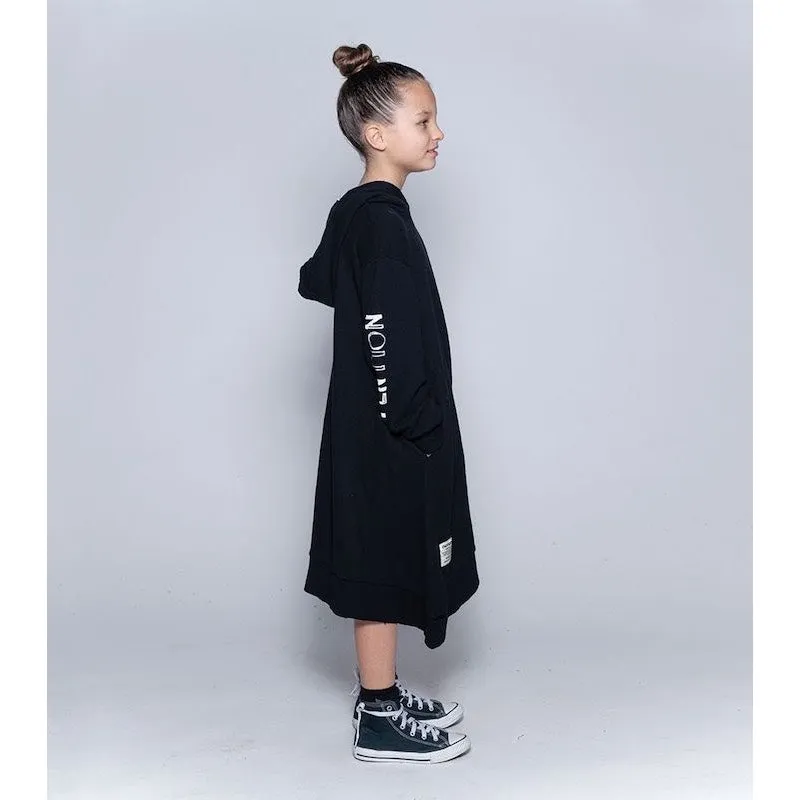 NUNUNU Attention Hooded Dress