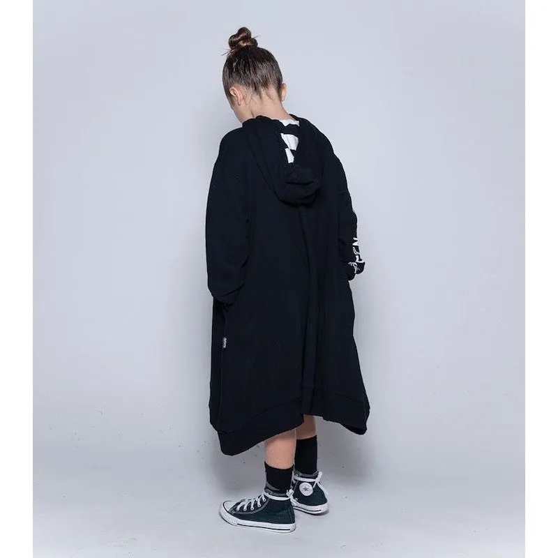 NUNUNU Attention Hooded Dress