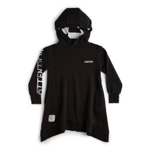 NUNUNU Attention Hooded Dress