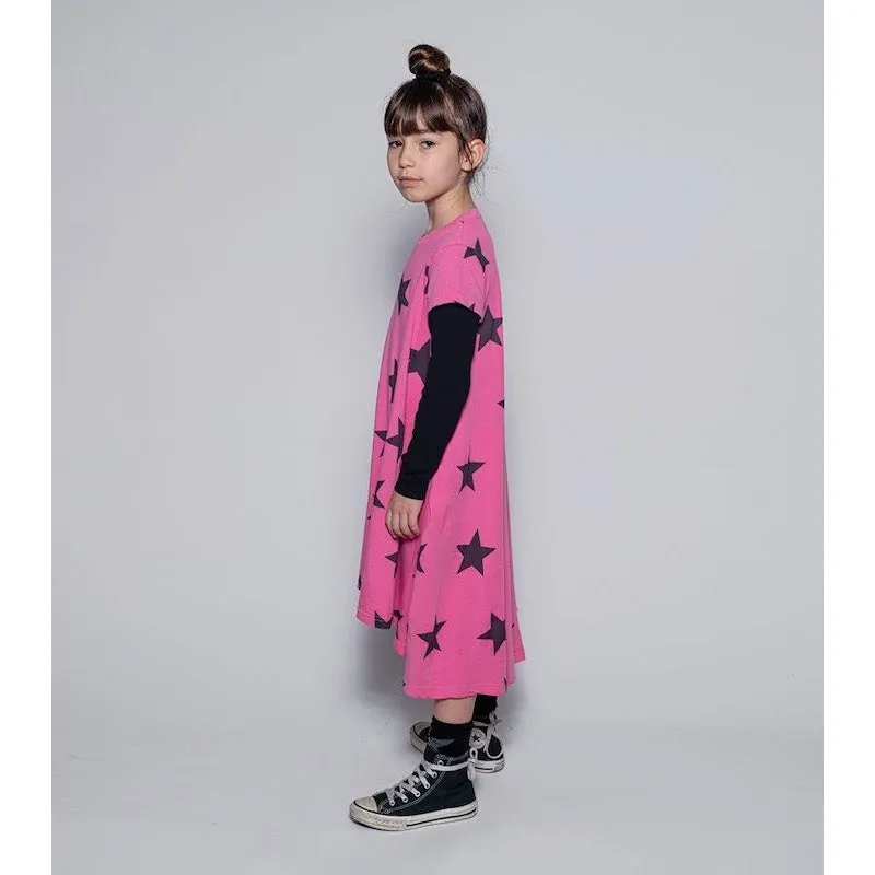 NUNUNU Star 360 Dress Hot Pink