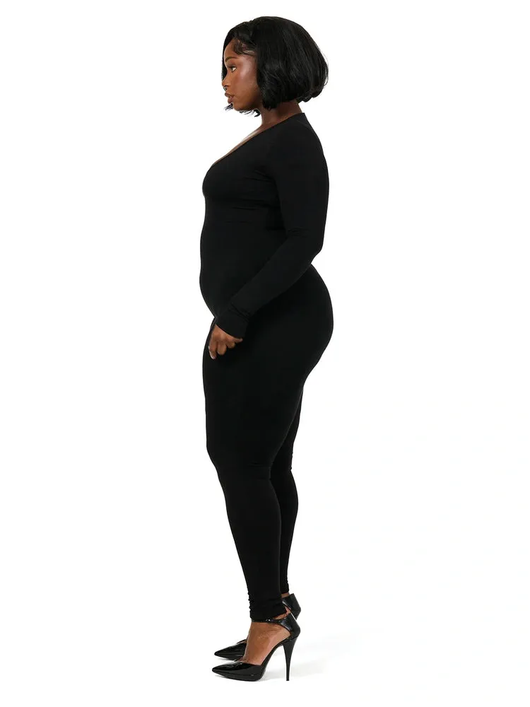 NW Sculpt V-Neck Jumpsuit Curve