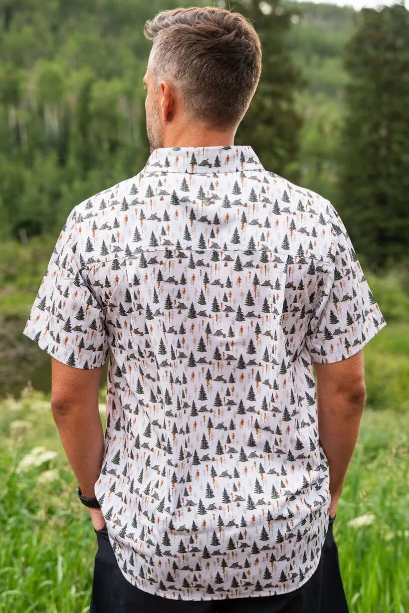 Performance Button Up - Camp Ground