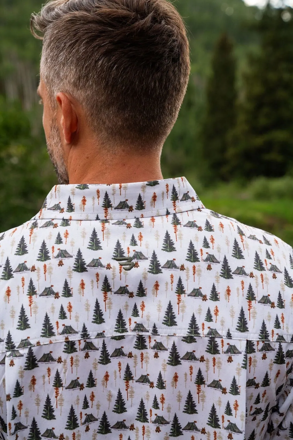 Performance Button Up - Camp Ground