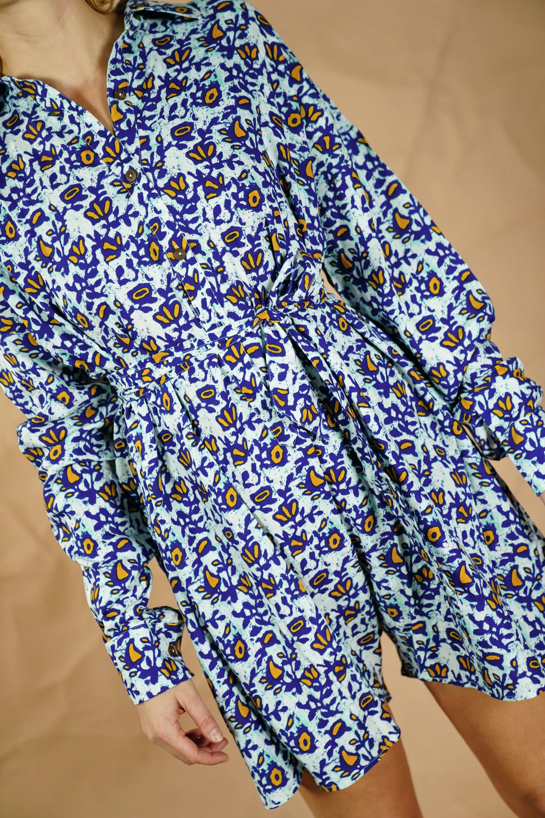 Playsuit 'Samar' Block Print