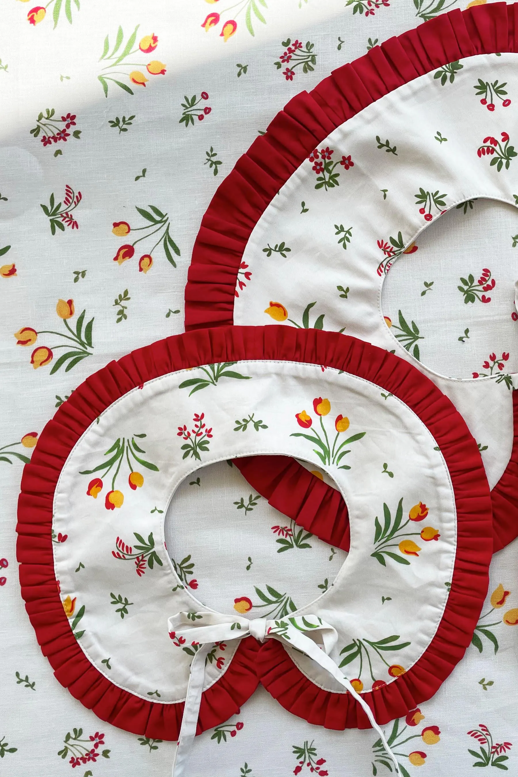 Printed Cotton Collar Petite