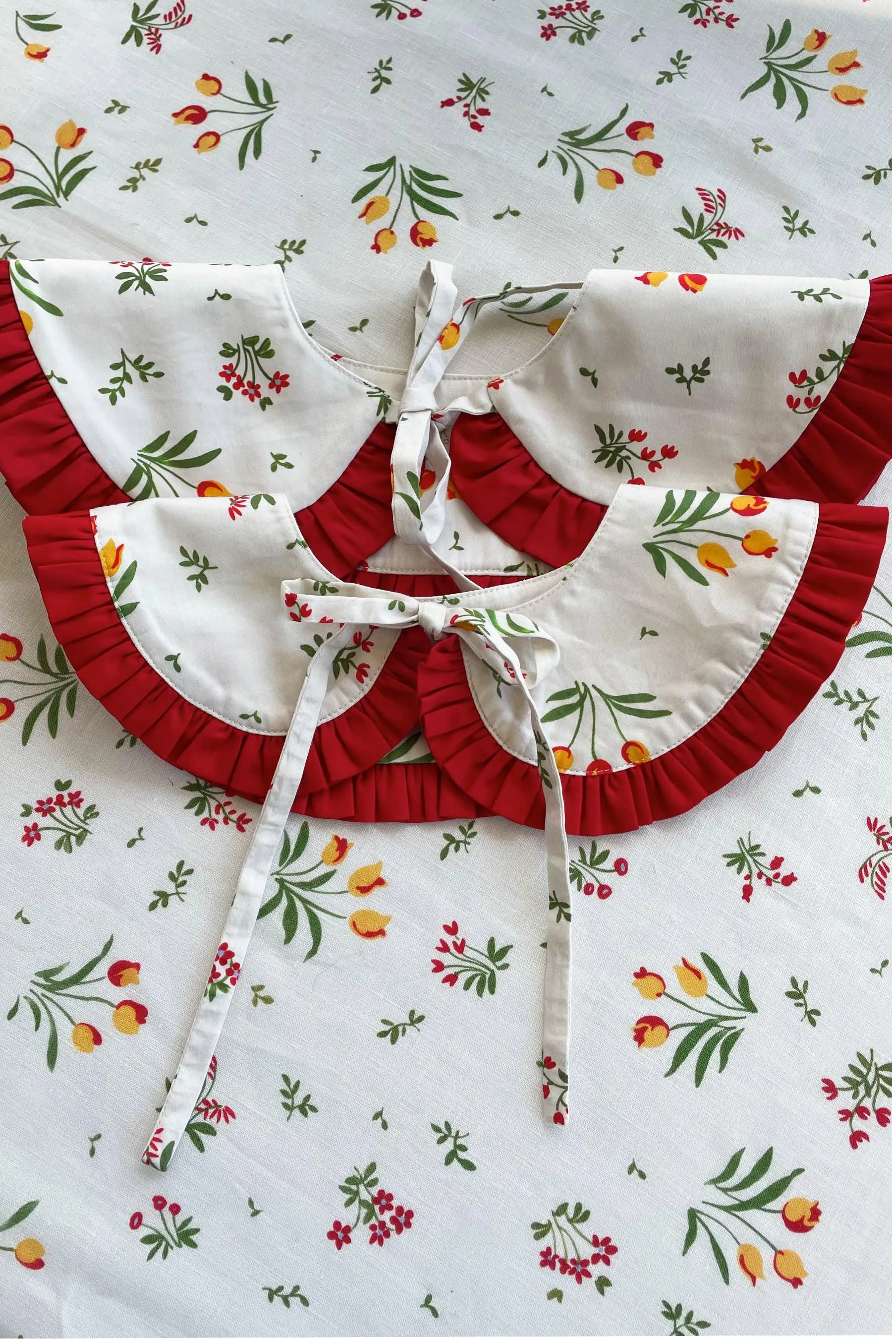 Printed Cotton Collar Petite