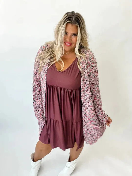 Prints & Solids - Stormi Tiered Ribbed Dress by Blakeley