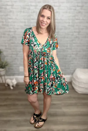 Prints & Solids - Stormi Tiered Ribbed Dress by Blakeley