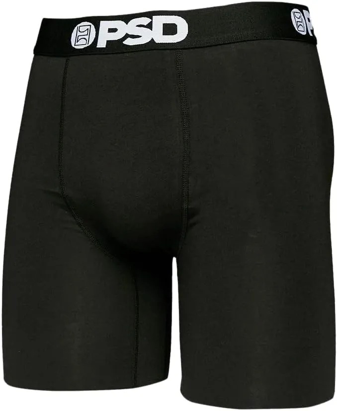 PSD Men's 95/5 Blk 3-Pack Boxer Briefs