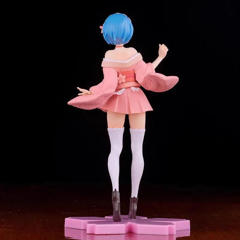 Re Zero Rem Sakura Cherry blossom Precious Action Figure | 23 cms |