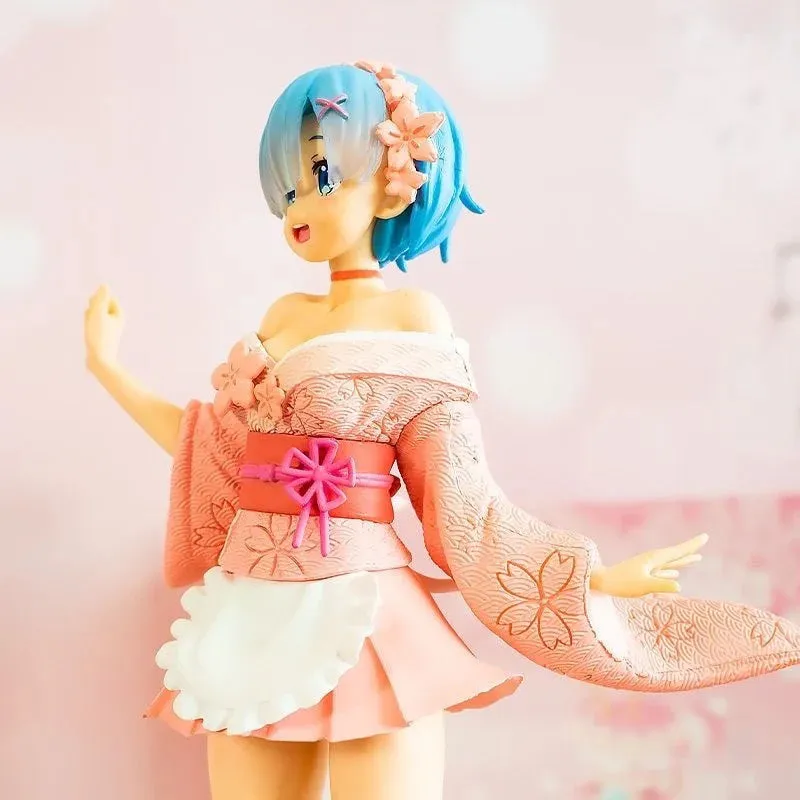 Re Zero Rem Sakura Cherry blossom Precious Action Figure | 23 cms |