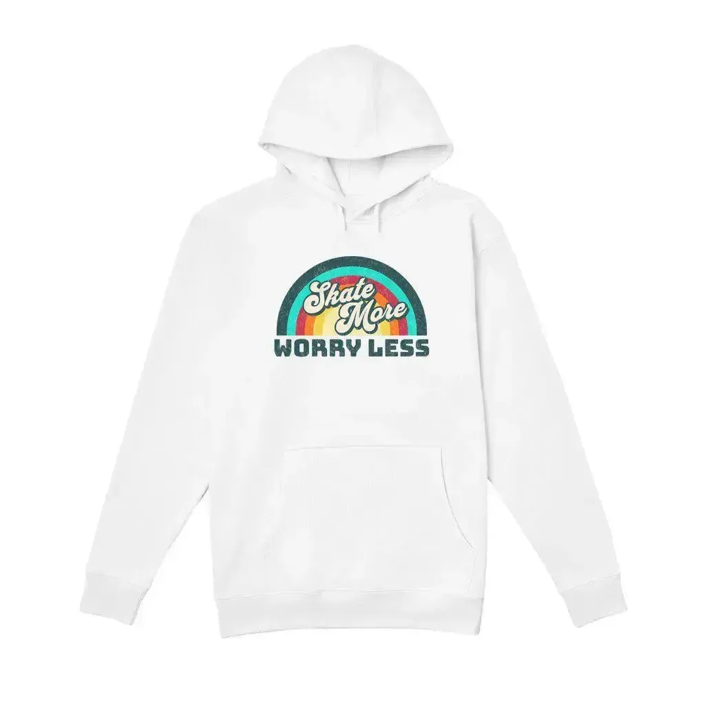 Skate More Worry Less Pullover Hoodie Premium
