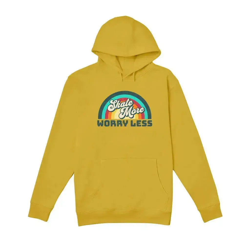Skate More Worry Less Pullover Hoodie Premium