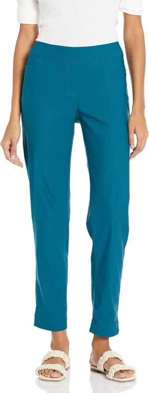 SLIM-SATION Women's Misses Ankle Pant L Pockets