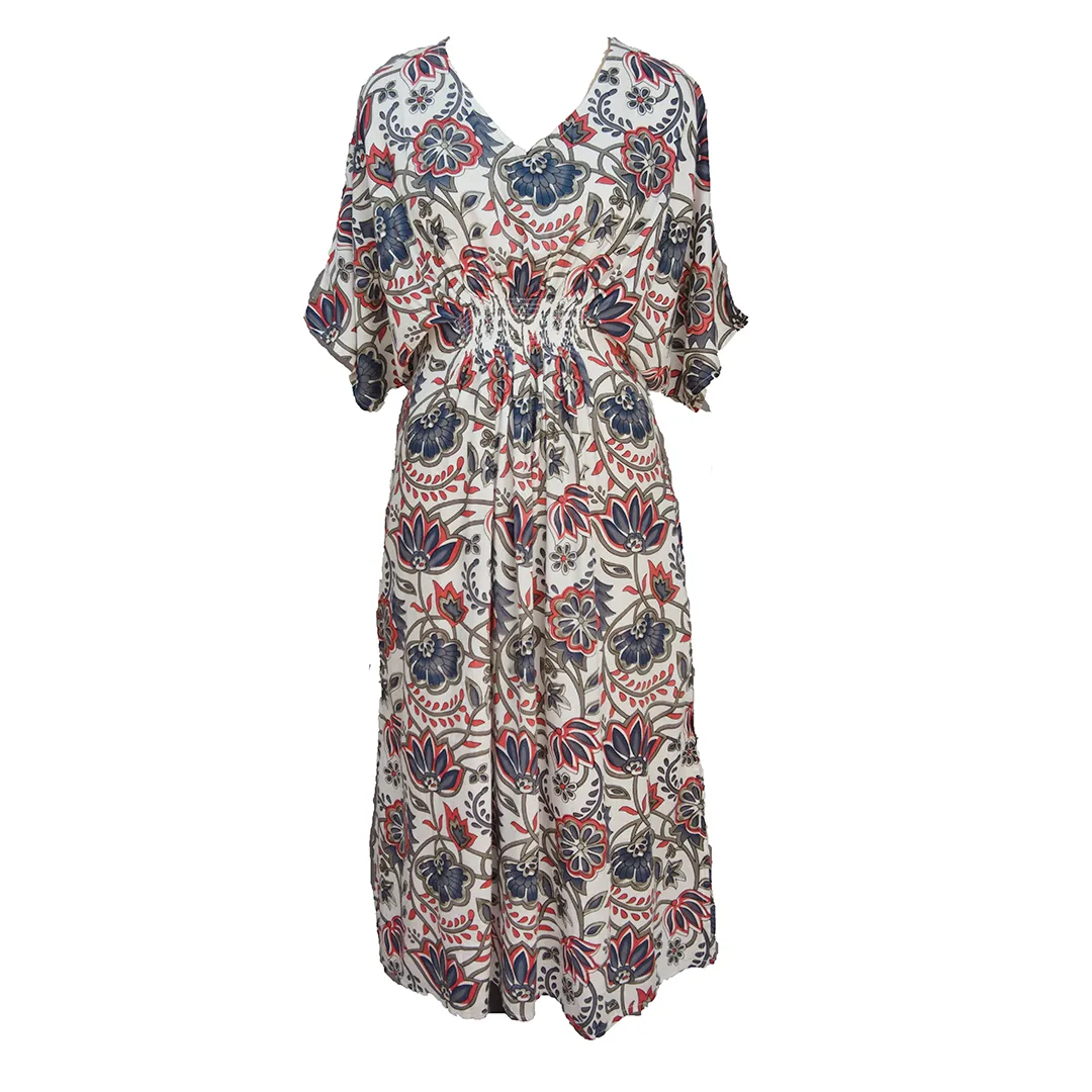 Smocked Maxi Dress Size 10-32 PL4