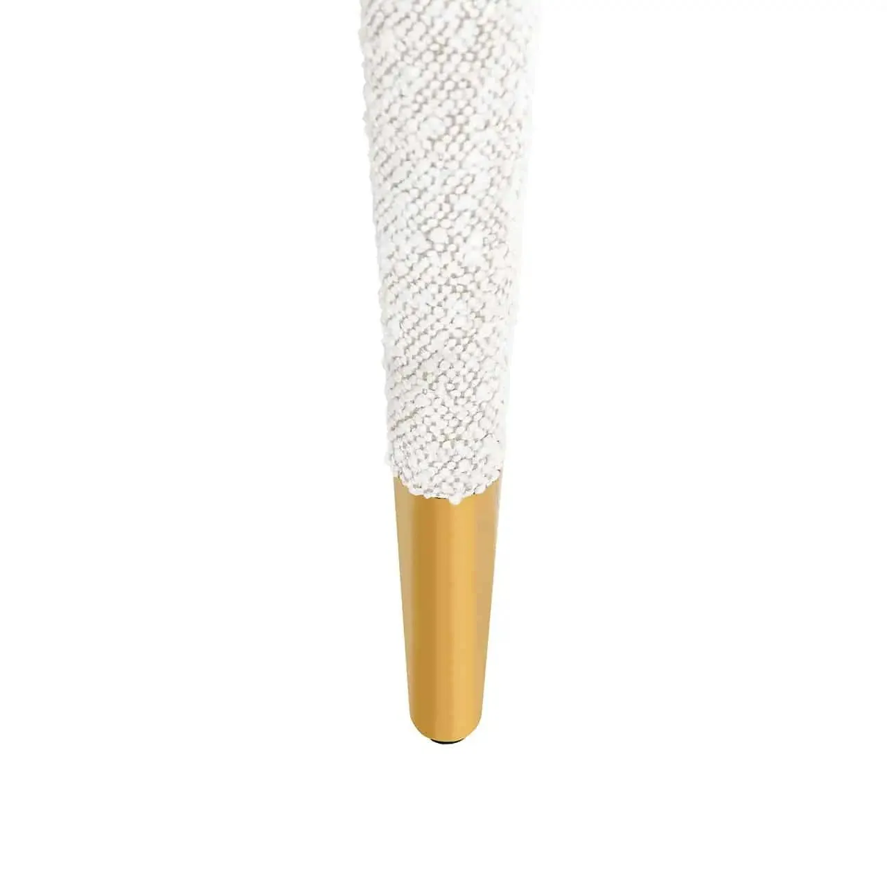 TURIN bouclé chair white