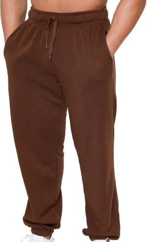 UNIQUE STYLES ASFOOR Elastic Bottom Baggy Sweatpants for Men, Workout Fleece Sweat Pants with Pockets