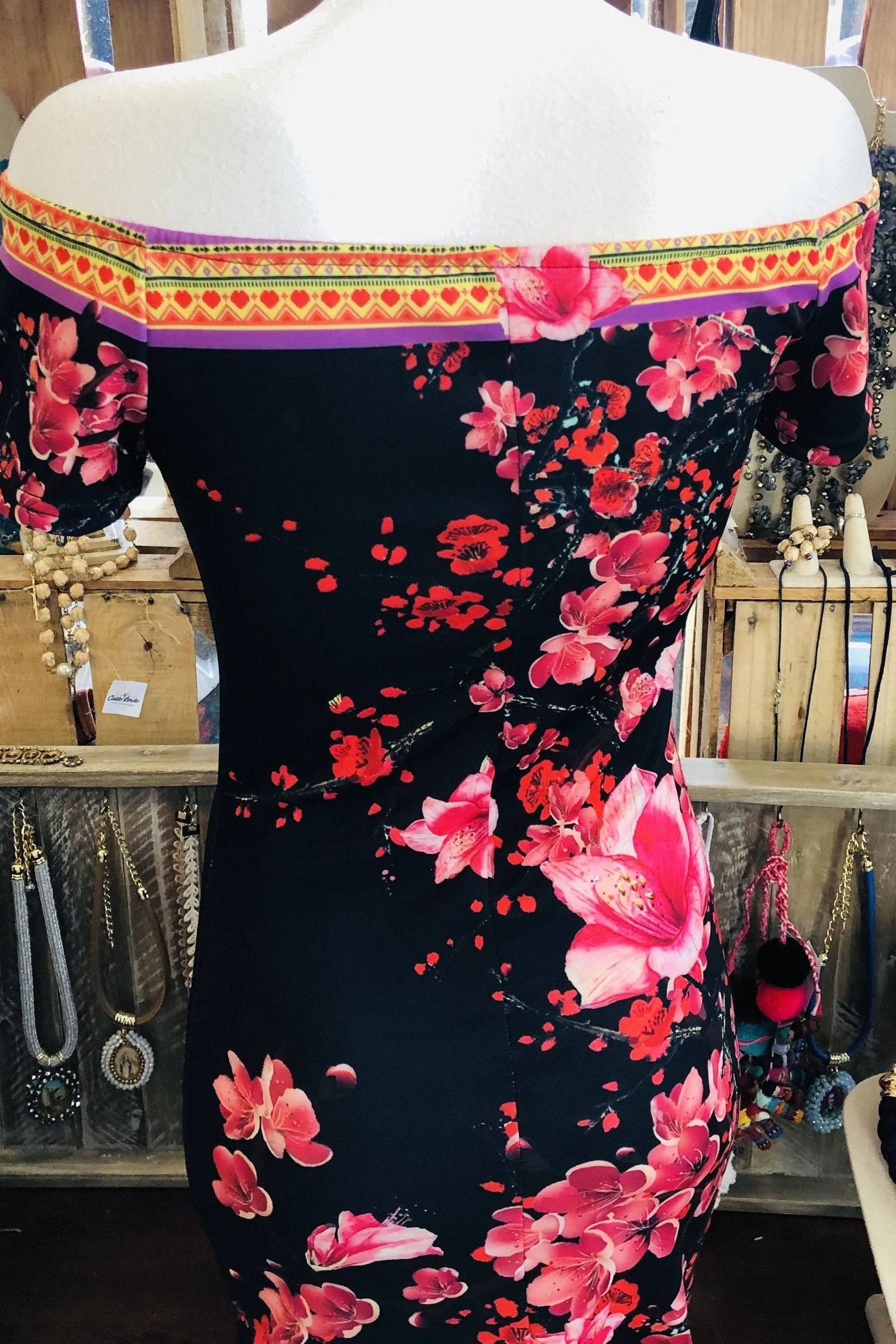 Xochitl Bodycon Printed Dress